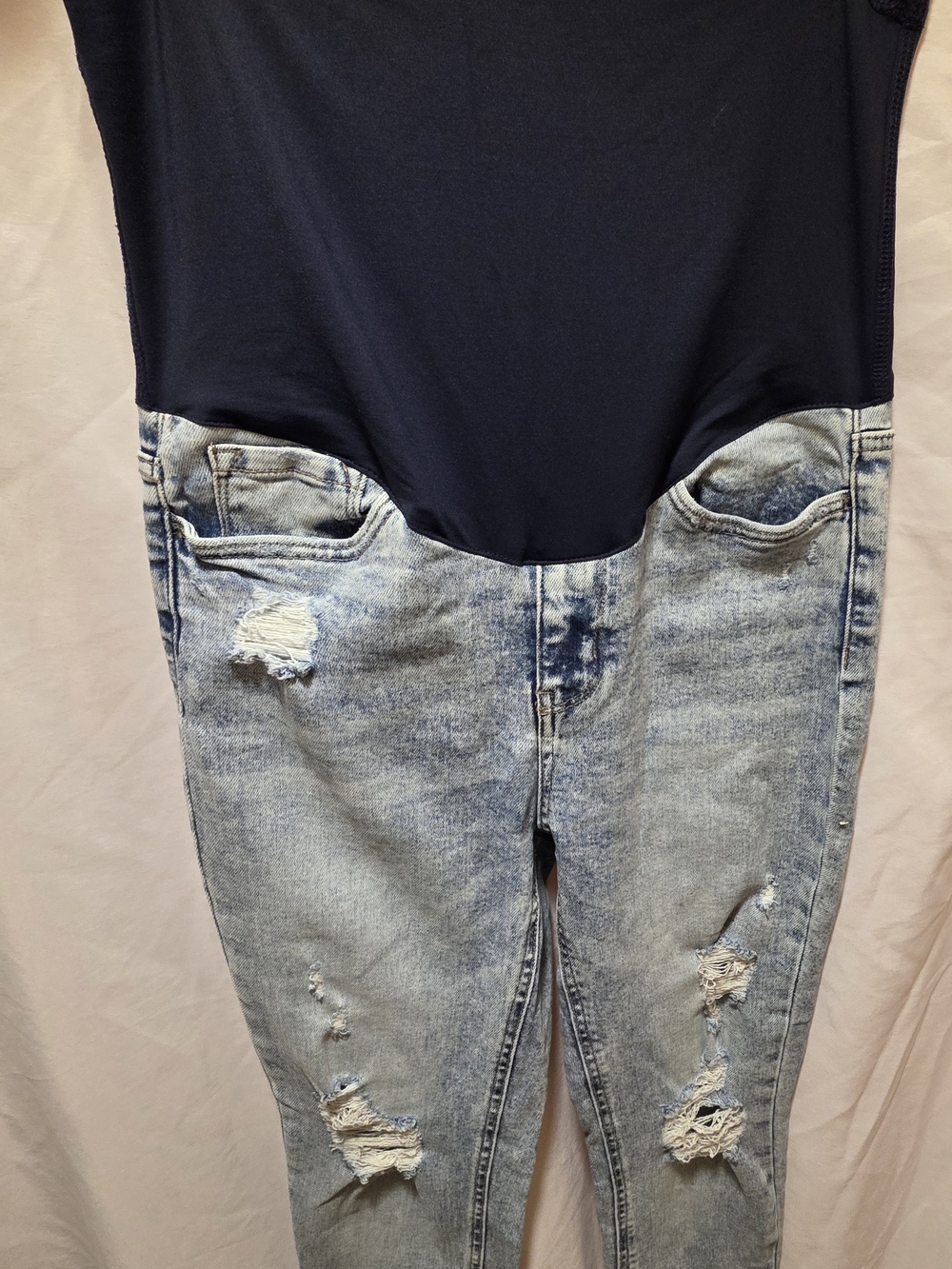 Pinkblush Light Blue Skinny High-Rise Maternity Jeans